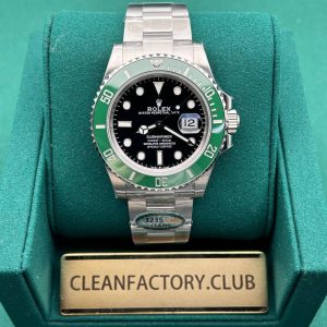 Clean Factory Rolex Submariner 126610LV “Starbucks” – 41mm Super Clone with V4 Ceramic Bezel & Cal.3235 Movement